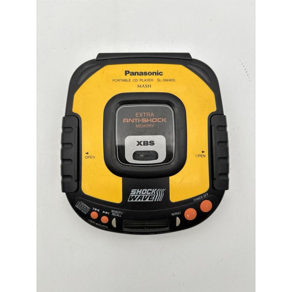 Panasonic SL-SW405 Portable CD Player XBS Shock Wave Anti Shock Tested Working